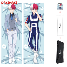 Наволочка + подушка + сумка Дакимакура Шото Тодороки 0412 150x50 Dakimaki