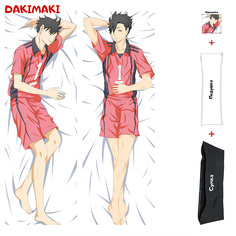 Наволочка + подушка + сумка Дакимакура Тетсуро Куроо 0414 150x50 Dakimaki