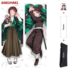 Наволочка + подушка + сумка Дакимакура Танджиро Камадо 0433 150x50 Dakimaki