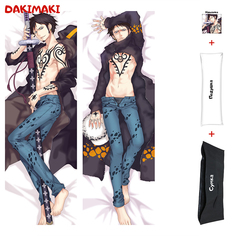 Наволочка + подушка + сумка Дакимакура Трафальгар Ло 0453 150x50 Dakimaki