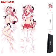 Наволочка + подушка + сумка Дакимакура Райдер Черных Астольфо 0464 150x50 Dakimaki