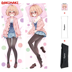 Наволочка + подушка + сумка Дакимакура Мирай Курияма 0469 150x50 Dakimaki