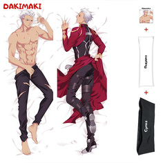 Наволочка + подушка + сумка Дакимакура Арчер Fate 0476 150x50 Dakimaki
