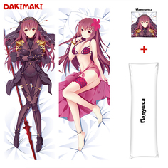 Наволочка + подушка Дакимакура Скатах 0482 150x50 Dakimaki