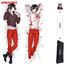 Наволочка + подушка + сумка Дакимакура Зак Фостер 0501 150x50 Dakimaki
