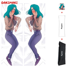 Наволочка + подушка + сумка Дакимакура Зонтик 13 карт 0517 150x50 Dakimaki
