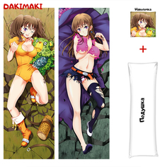 Наволочка + подушка Дакимакура Диана 0523 150x50 Dakimaki