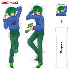 Наволочка + подушка Дакимакура Вару 13 карт 0528 150x50 Dakimaki