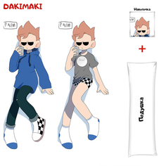 Наволочка + подушка Дакимакура Том Eddsworld 0554 150x50 Dakimaki
