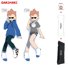 Наволочка + подушка + сумка Дакимакура Том Eddsworld 0554 150x50 Dakimaki