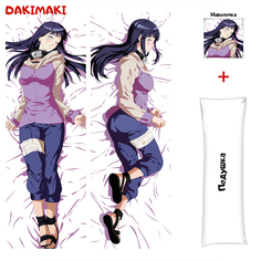 Наволочка + подушка Дакимакура Хината Хюга 0558 150x50 Dakimaki