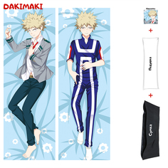 Наволочка + подушка + сумка Дакимакура Кацуки 0575 150x50 Dakimaki
