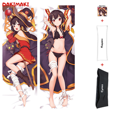 Наволочка + подушка + сумка Дакимакура Мегумин 0580 150x50 Dakimaki
