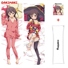 Наволочка + подушка Дакимакура Мегумин 0581 150x50 Dakimaki