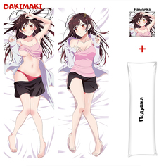 Наволочка + подушка Дакимакура Чизуру Ичиносе 0592 150x50 Dakimaki
