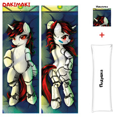 Наволочка + подушка Дакимакура Блэкджек 0603 150x50 Dakimaki
