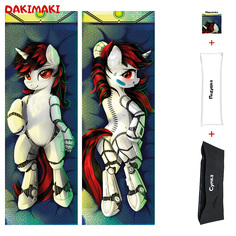Наволочка + подушка + сумка Дакимакура Блэкджек 0603 150x50 Dakimaki