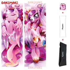 Наволочка + подушка + сумка Дакимакура Принцесса Каденс 0604 150x50 Dakimaki