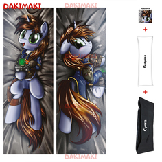 Наволочка + подушка + сумка Дакимакура Литлпип 0616 150x50 Dakimaki