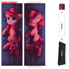 Наволочка + подушка + сумка Дакимакура Пинки Пай блю 0626 150x50 Dakimaki