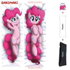 Наволочка + подушка + сумка Дакимакура Pinkie Pie 0628 150x50 Dakimaki