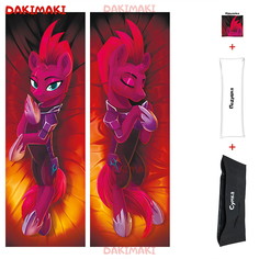 Наволочка + подушка + сумка Дакимакура Буря 0640 150x50 Dakimaki