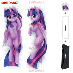 Наволочка + подушка + сумка Дакимакура Сумеречная Искорка 0643 150x50 Dakimaki