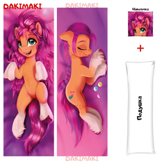 Наволочка + подушка Дакимакура Санни 0646 150x50 Dakimaki