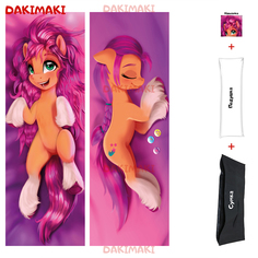 Наволочка + подушка + сумка Дакимакура Санни 0646 150x50 Dakimaki