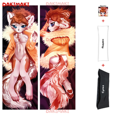 Наволочка + подушка + сумка Дакимакура фурри кошка 0688 150x50 Dakimaki