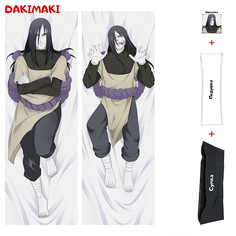 Наволочка + подушка + сумка Дакимакура Орочимару 0715 150x50 Dakimaki