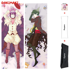 Наволочка + подушка + сумка Дакимакура Мефисто и Амаймон 0723 150x50 Dakimaki