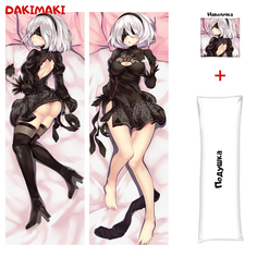 Наволочка + подушка Дакимакура Йорха-2B 0745 150x50 Dakimaki