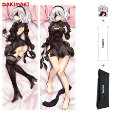 Наволочка + подушка + сумка Дакимакура Йорха-2B 0745 150x50 Dakimaki