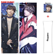 Наволочка + подушка Дакимакура Ким Тхэхен Ви 0776 150x50 Dakimaki