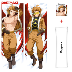 Наволочка + подушка Дакимакура Кейго Ястреб 0779 150x50 Dakimaki