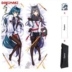 Наволочка + подушка + сумка Дакимакура Техас Arknights 0781 150x50 Dakimaki