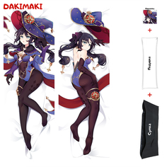 Наволочка + подушка + сумка Дакимакура Мона 0796 150x50 Dakimaki