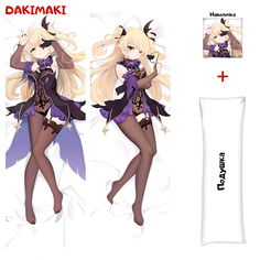 Наволочка + подушка Дакимакура Фишль 0797 150x50 Dakimaki