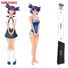 Наволочка + подушка + сумка Дакимакура Лена 0809 150x50 Dakimaki
