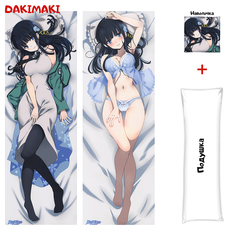 Наволочка + подушка Дакимакура Миюки Шиба 0849 150x50 Dakimaki