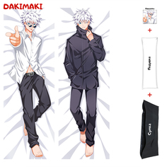 Наволочка + подушка + сумка Дакимакура Сатору Годжу 0863 150x50 Dakimaki