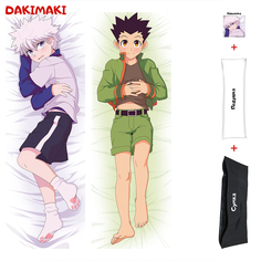 Наволочка + подушка + сумка Дакимакура Гон Фрикс и Киллуа Золдик 0875 150x50 Dakimaki