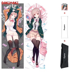 Наволочка + подушка + сумка Дакимакура Чиаки Нанами 0880 150x50 Dakimaki