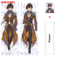 Наволочка + подушка Дакимакура Чжун Ли 0898 150x50 Dakimaki