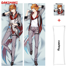Наволочка + подушка Дакимакура Тарталья 0905 150x50 Dakimaki