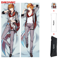 Наволочка + подушка + сумка Дакимакура Тарталья 0905 150x50 Dakimaki