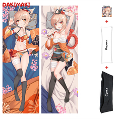Наволочка + подушка + сумка Дакимакура Ёимия 0911 150x50 Dakimaki