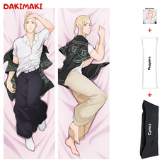 Наволочка + подушка + сумка Дакимакура Кен Рюгуджи Дракен 0920 150x50 Dakimaki
