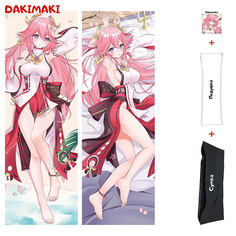 Наволочка + подушка + сумка Дакимакура Яэ Мико 0943 150x50 Dakimaki